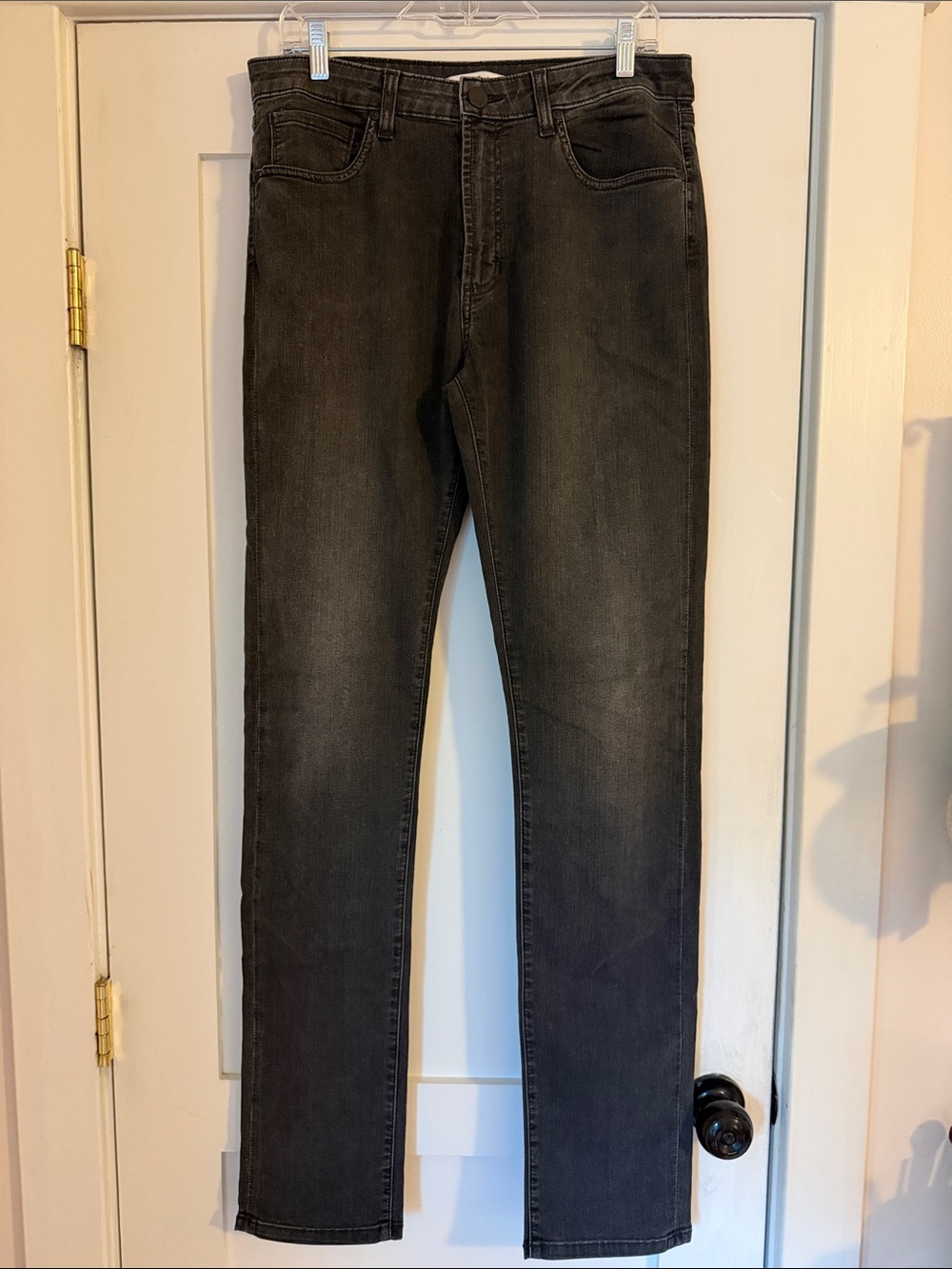 MONFRÈRE Men’s Black Washed Denim Jeans Size 33 Designer